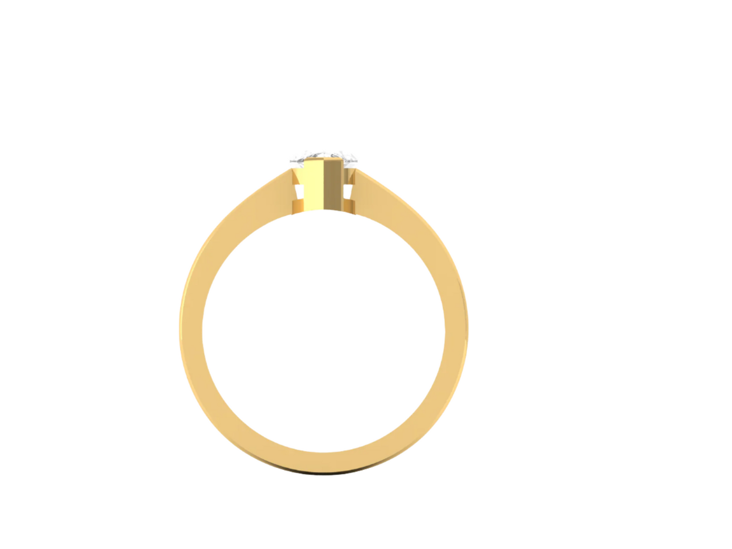 1.0 Carat Marquise Solitaire Ring