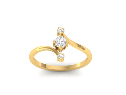 Three Star Diamond Ring
