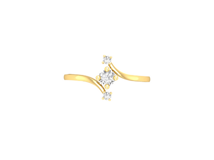 Three Star Diamond Ring