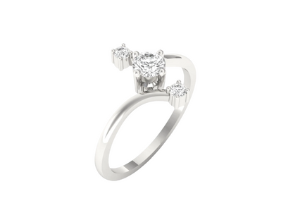 Three Star Diamond Ring