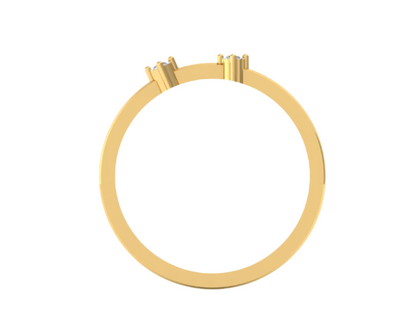 Duo Diamond Ring