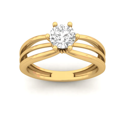 1.00 Carat Diamond Trellis Solitaire Ring