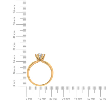 1.00 Carat Diamond Trellis Solitaire Ring