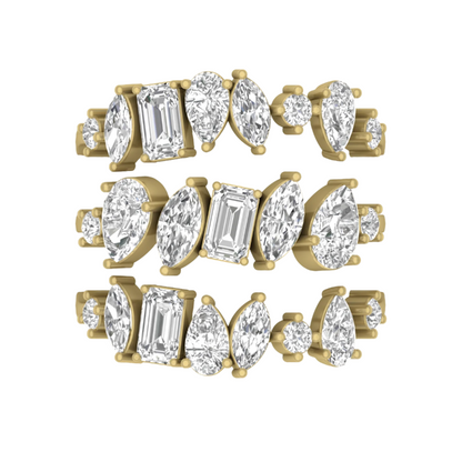 Symphony of Sparkle Multi-Diamond Ring