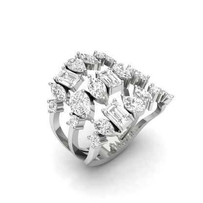 Symphony of Sparkle Multi-Diamond Ring