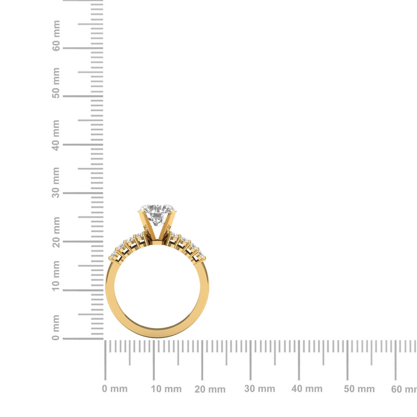2.0 Carat Sparkling Pave Diamond Ring