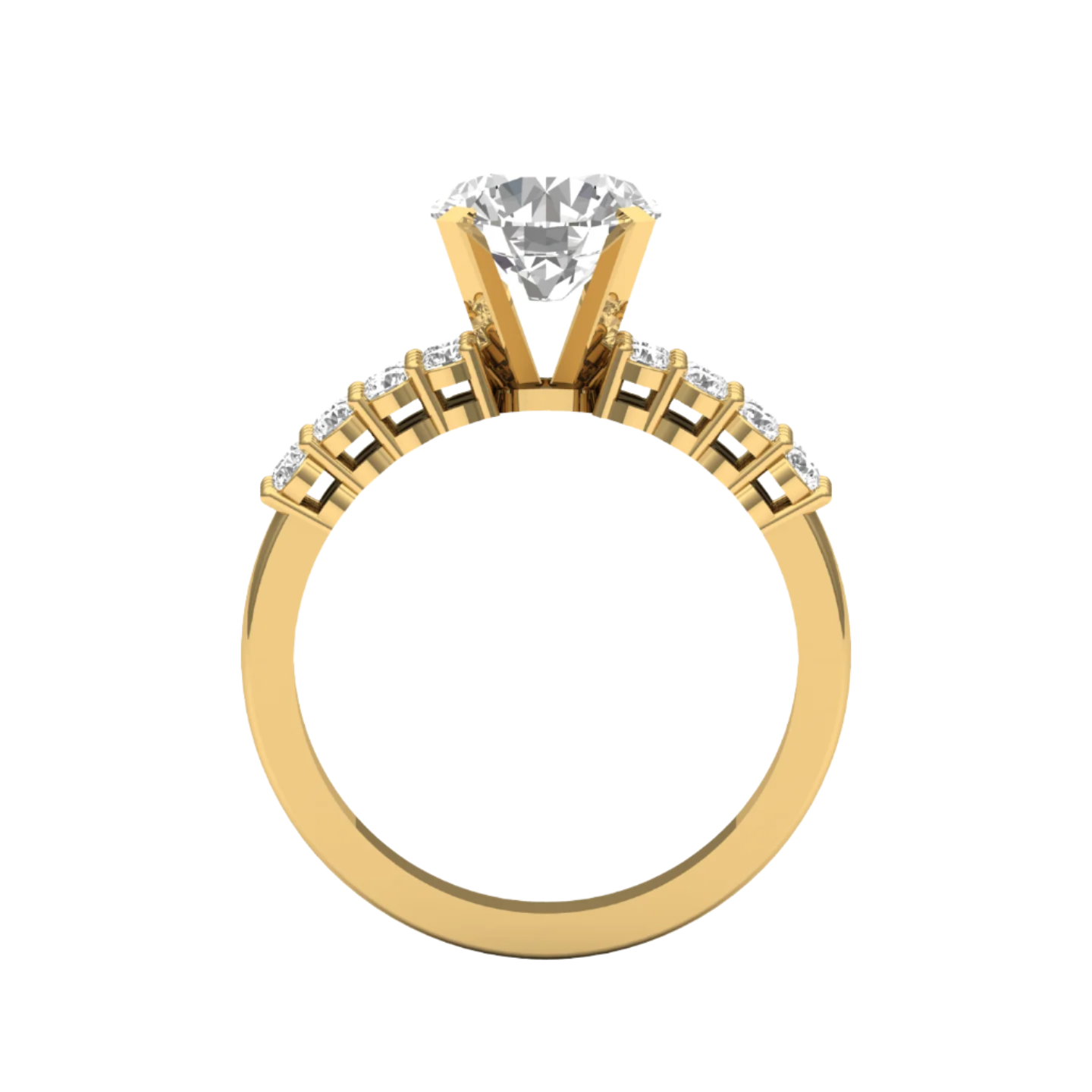 2.0 Carat Sparkling Pave Diamond Ring