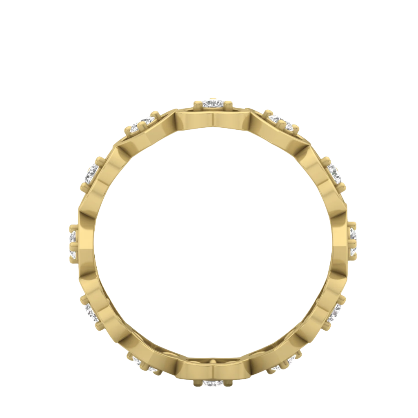 Lovelace Diamond Heart Eternity Band