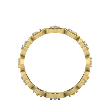 Lovelace Diamond Heart Eternity Band