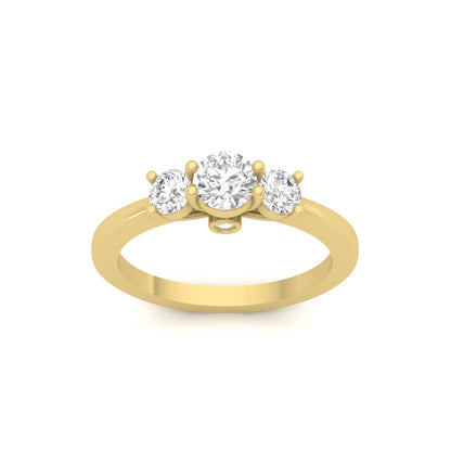 Timeless Trilogy Diamond Anniversary Ring