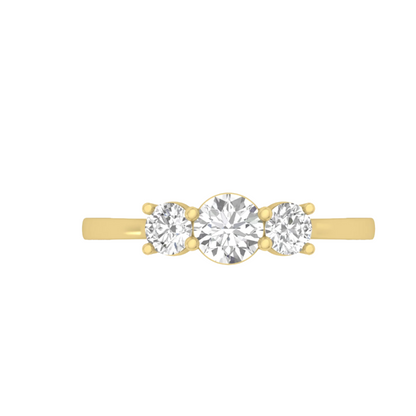 Timeless Trilogy Diamond Anniversary Ring