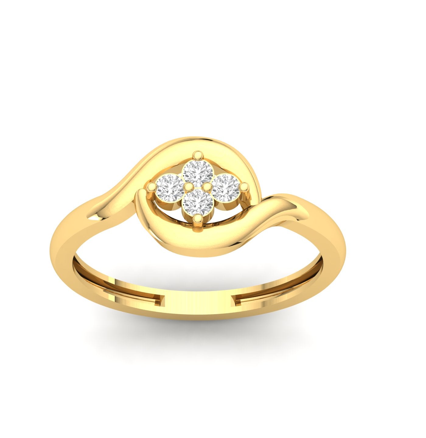 Lustrous Petal Ring