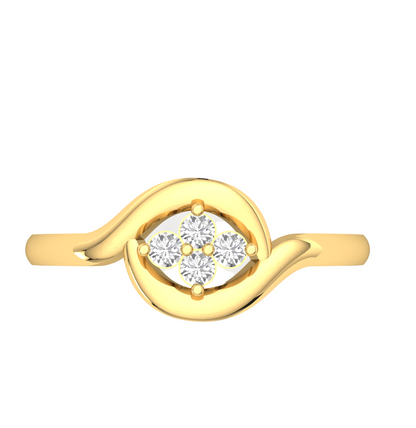 Lustrous Petal Ring