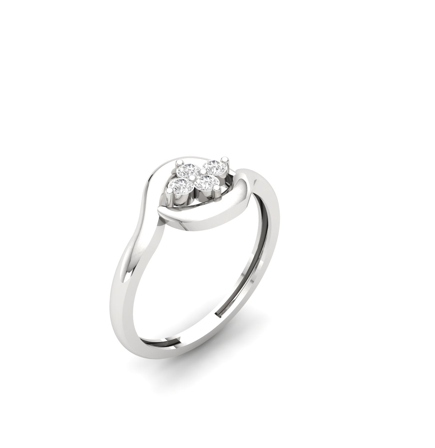 Lustrous Petal Ring