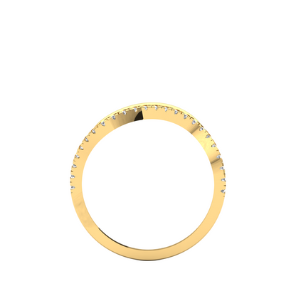 Diamond Ripple Ring