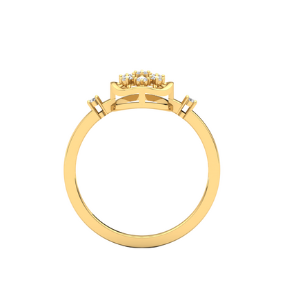 The Stargazer Diamond Ring