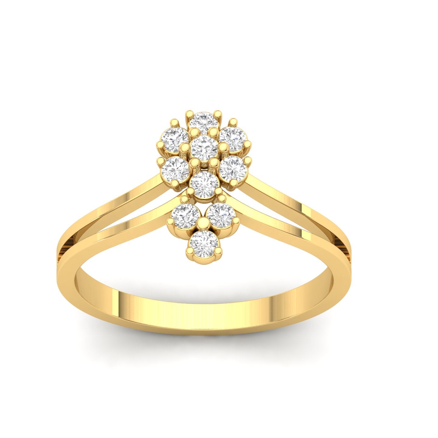 Celestial Aura Diamond Ring