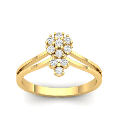 Celestial Aura Diamond Ring