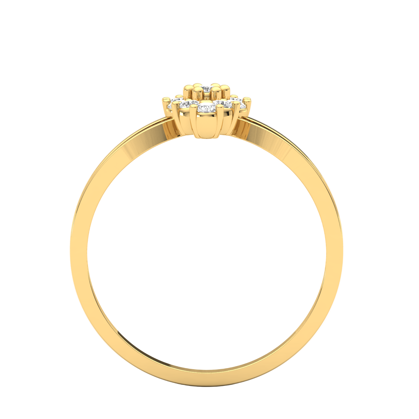 Celestial Aura Diamond Ring