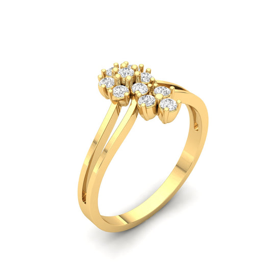 Celestial Aura Diamond Ring