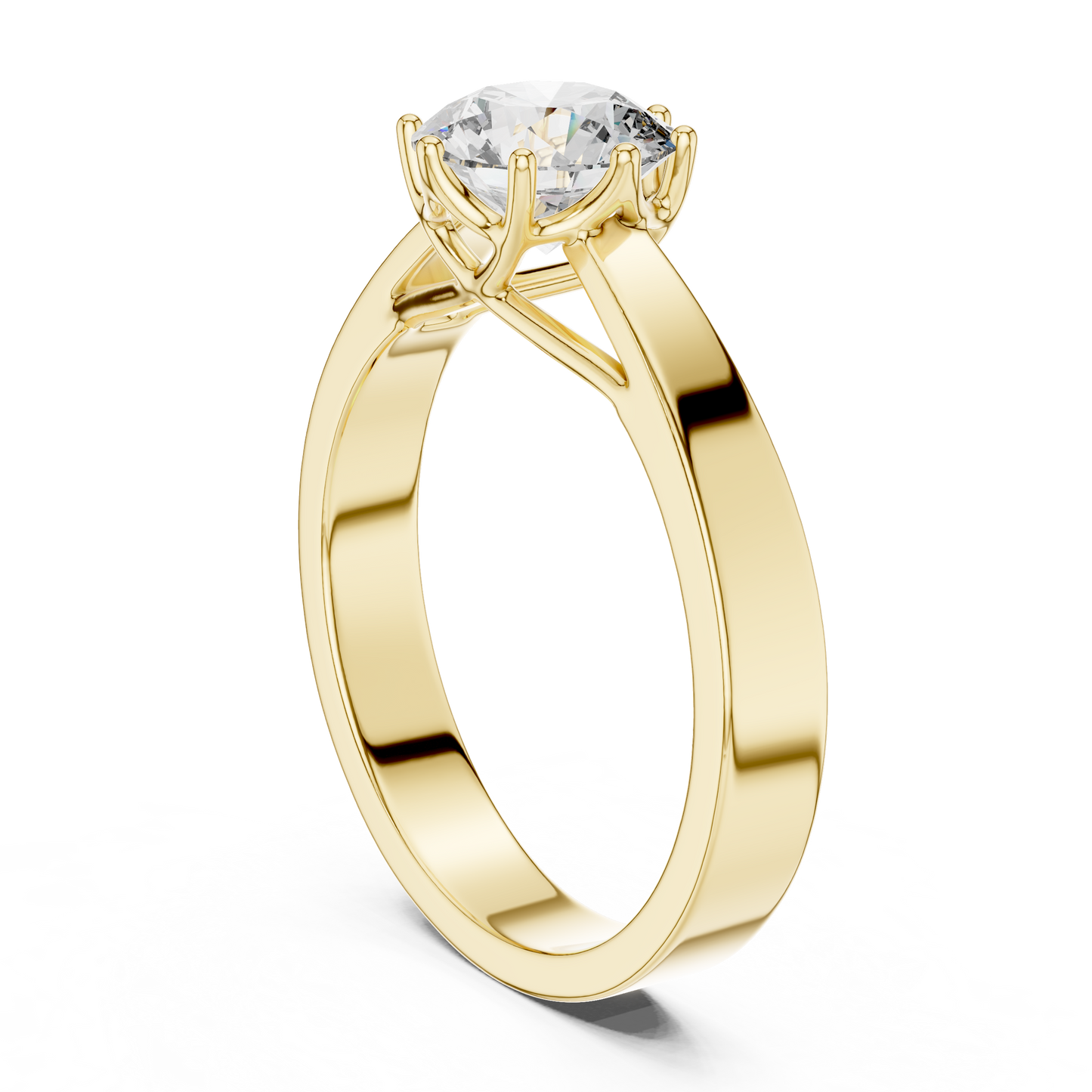 Classic Round Diamond Engagement Solitaire