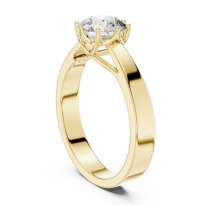 Classic Round Diamond Engagement Solitaire