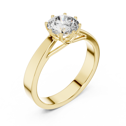 Classic Round Diamond Engagement Solitaire