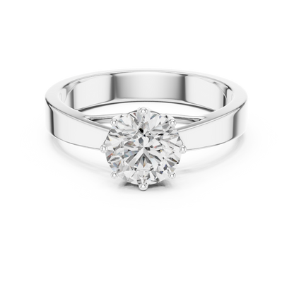 Classic Round Diamond Engagement Solitaire