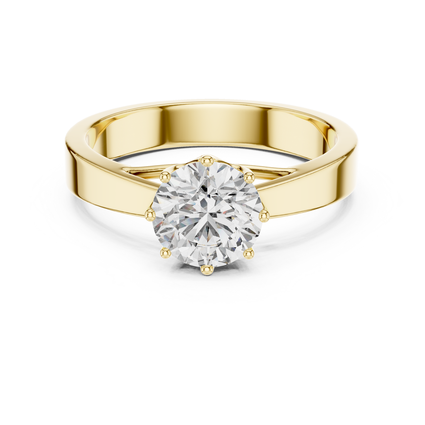 Classic Round Diamond Engagement Solitaire