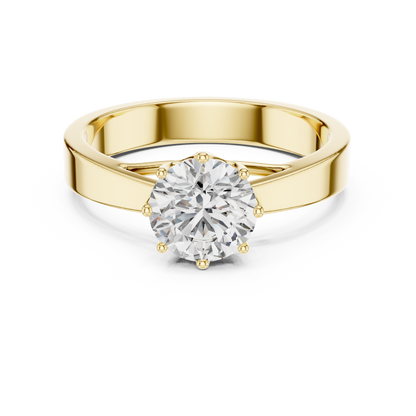 Classic Round Diamond Engagement Solitaire