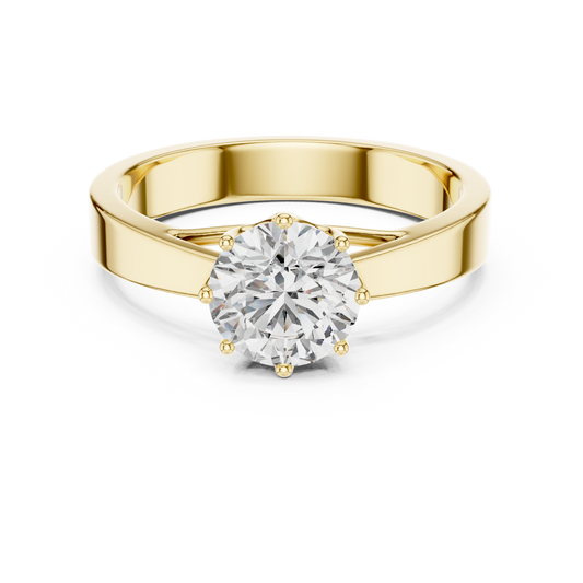 Classic Round Diamond Engagement Solitaire