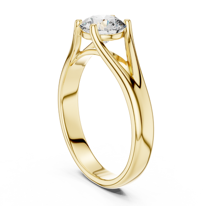 Luxe Prism Solitaire Diamond Ring