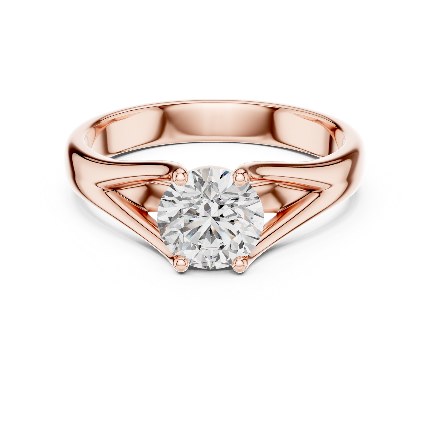 Luxe Prism Solitaire Diamond Ring