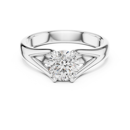 Luxe Prism Solitaire Diamond Ring
