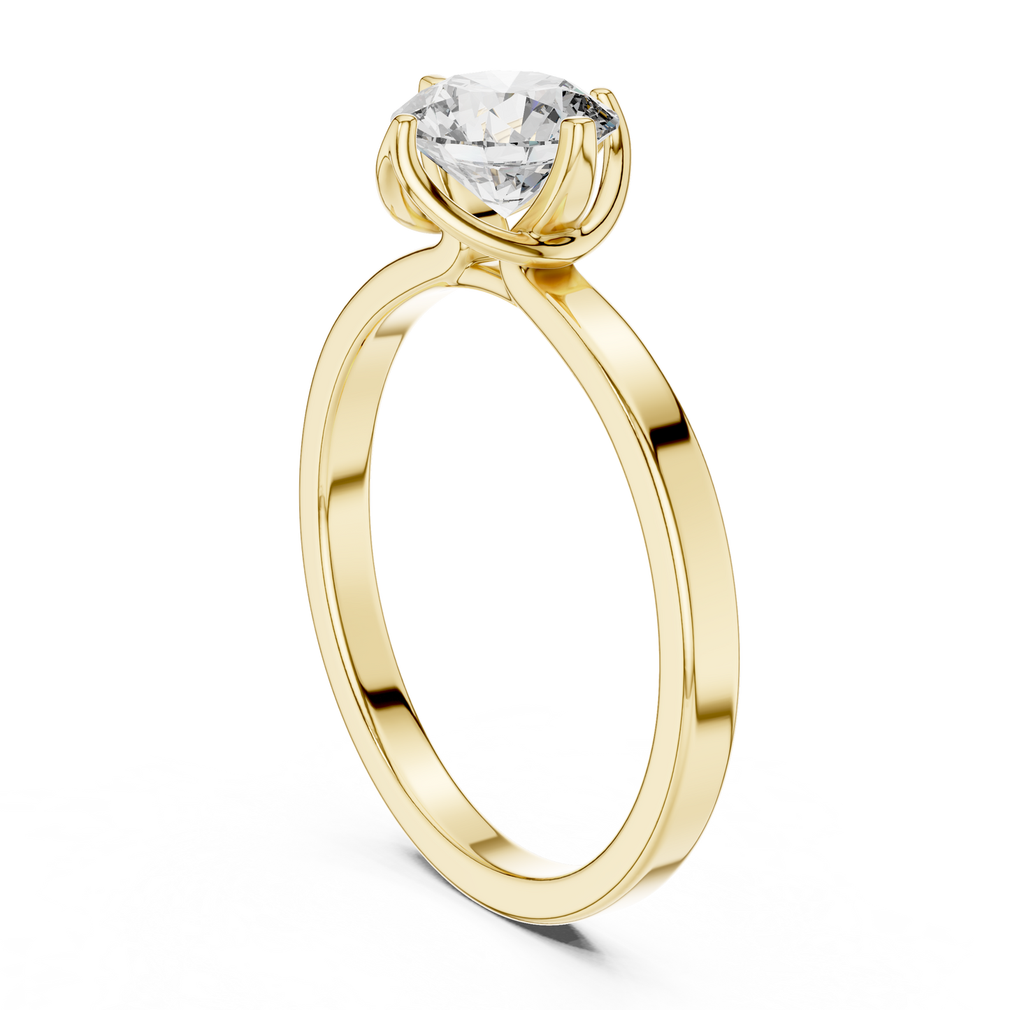 Golden Whisper Diamond Ring