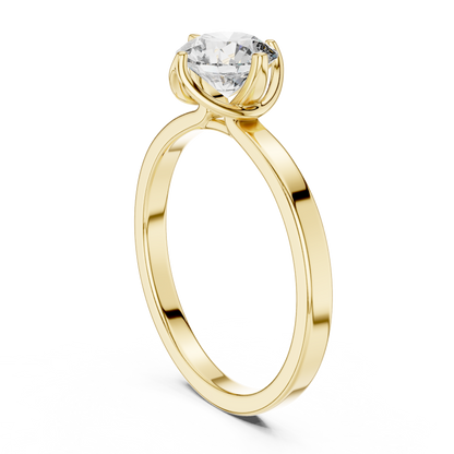 Golden Whisper Diamond Ring