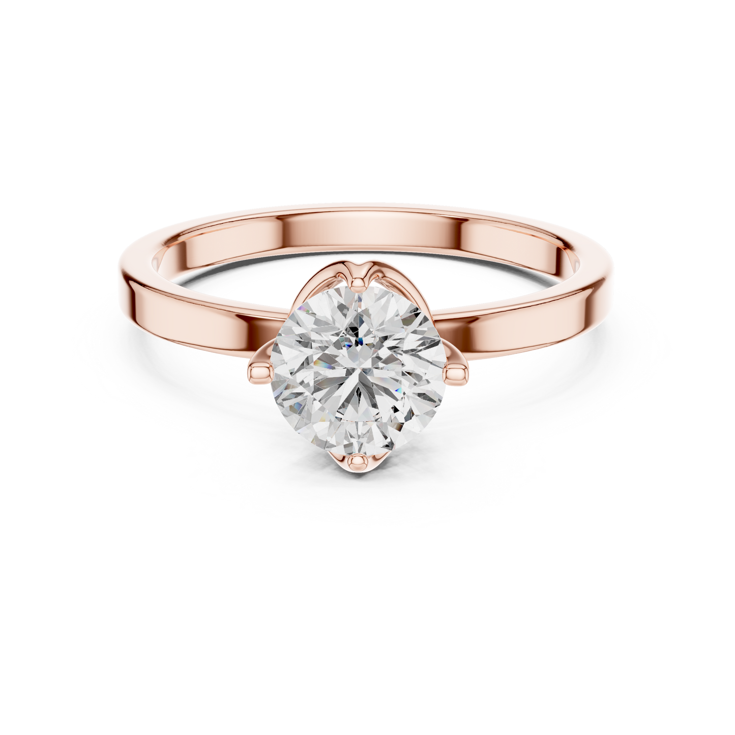 Golden Whisper Diamond Ring