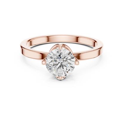 Golden Whisper Diamond Ring