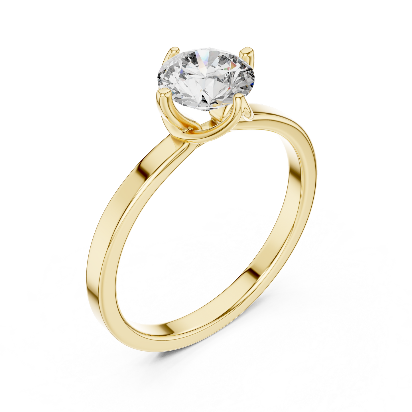 Golden Whisper Diamond Ring