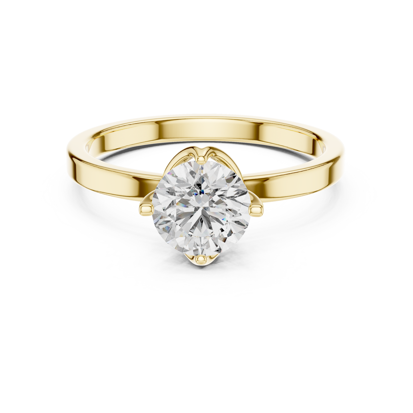 Golden Whisper Diamond Ring