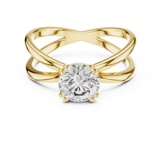 Celeste Crown Solitaire Ring
