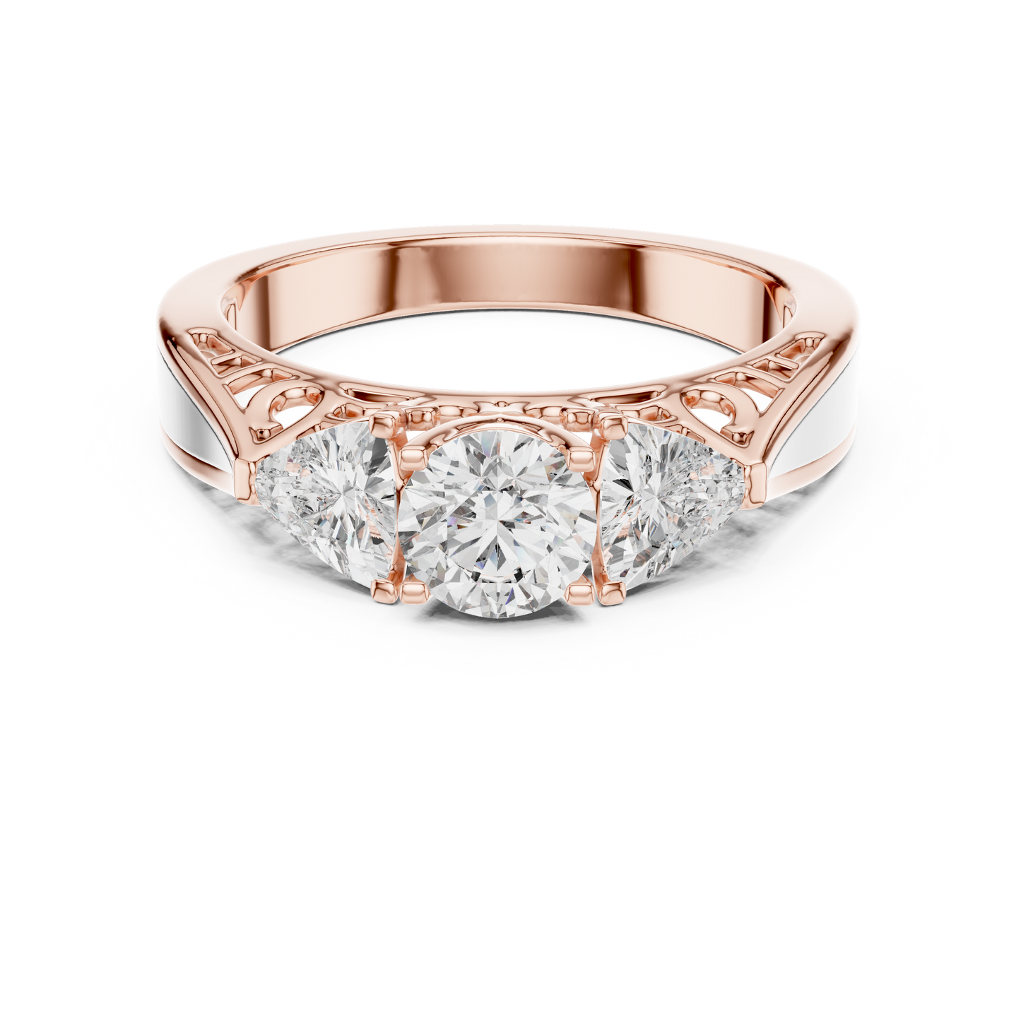 Trinity Solitaire Ring