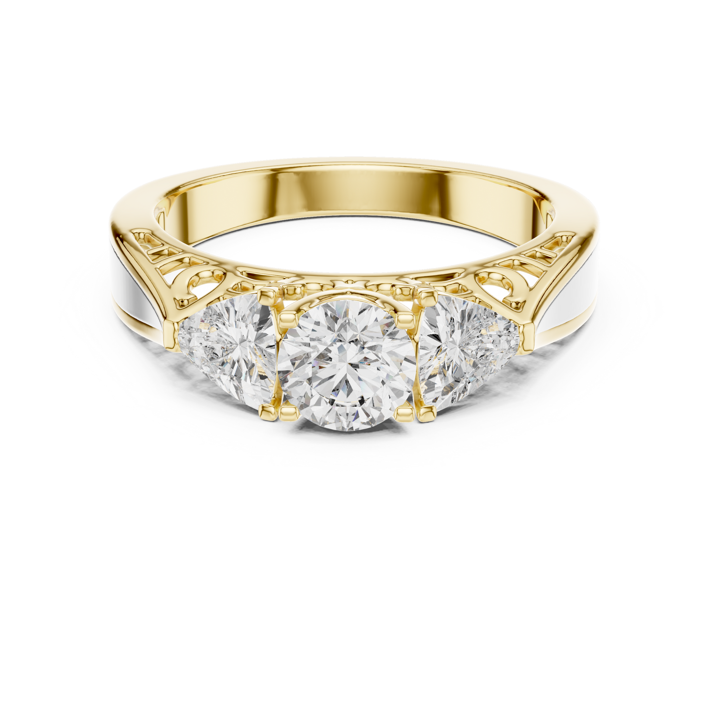 Trinity Solitaire Ring