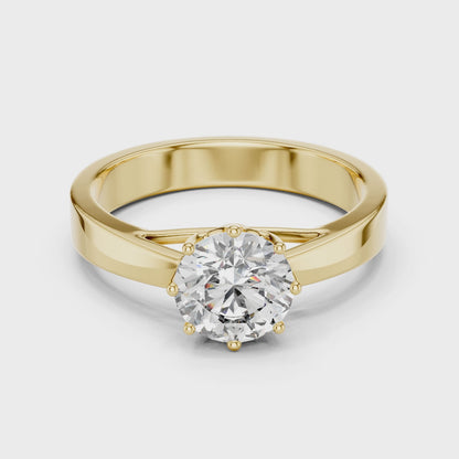Classic Round Diamond Engagement Solitaire