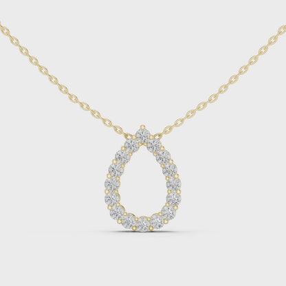 Serene Drop Diamond Pendant (without Chain)