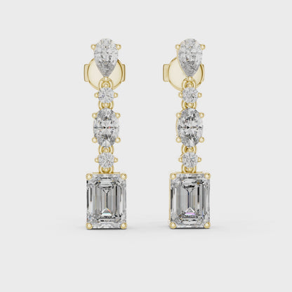 Diamond Cascade Earrings